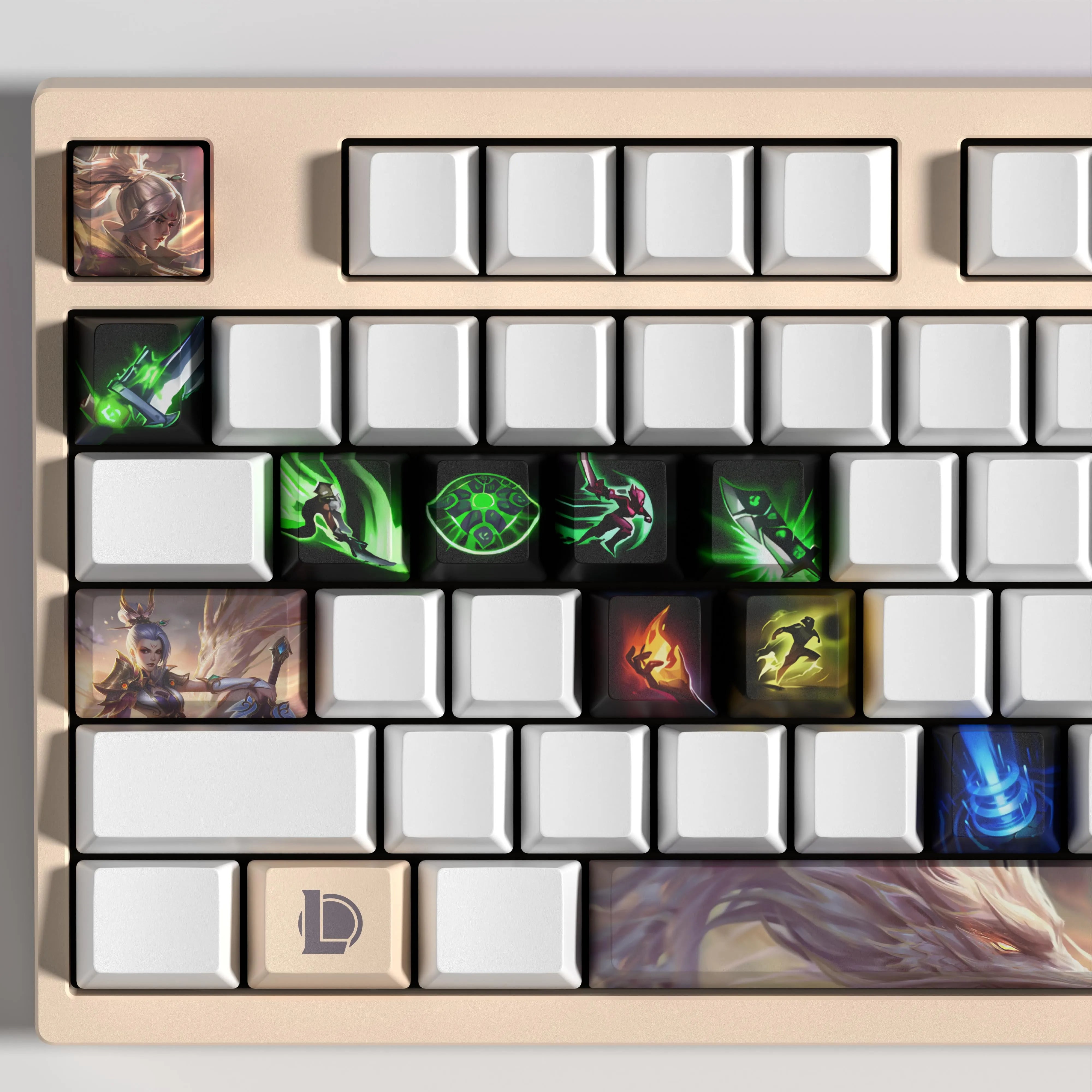 NEW SPECIAL EDITION League of Legends Riven Keycaps – 14 Key