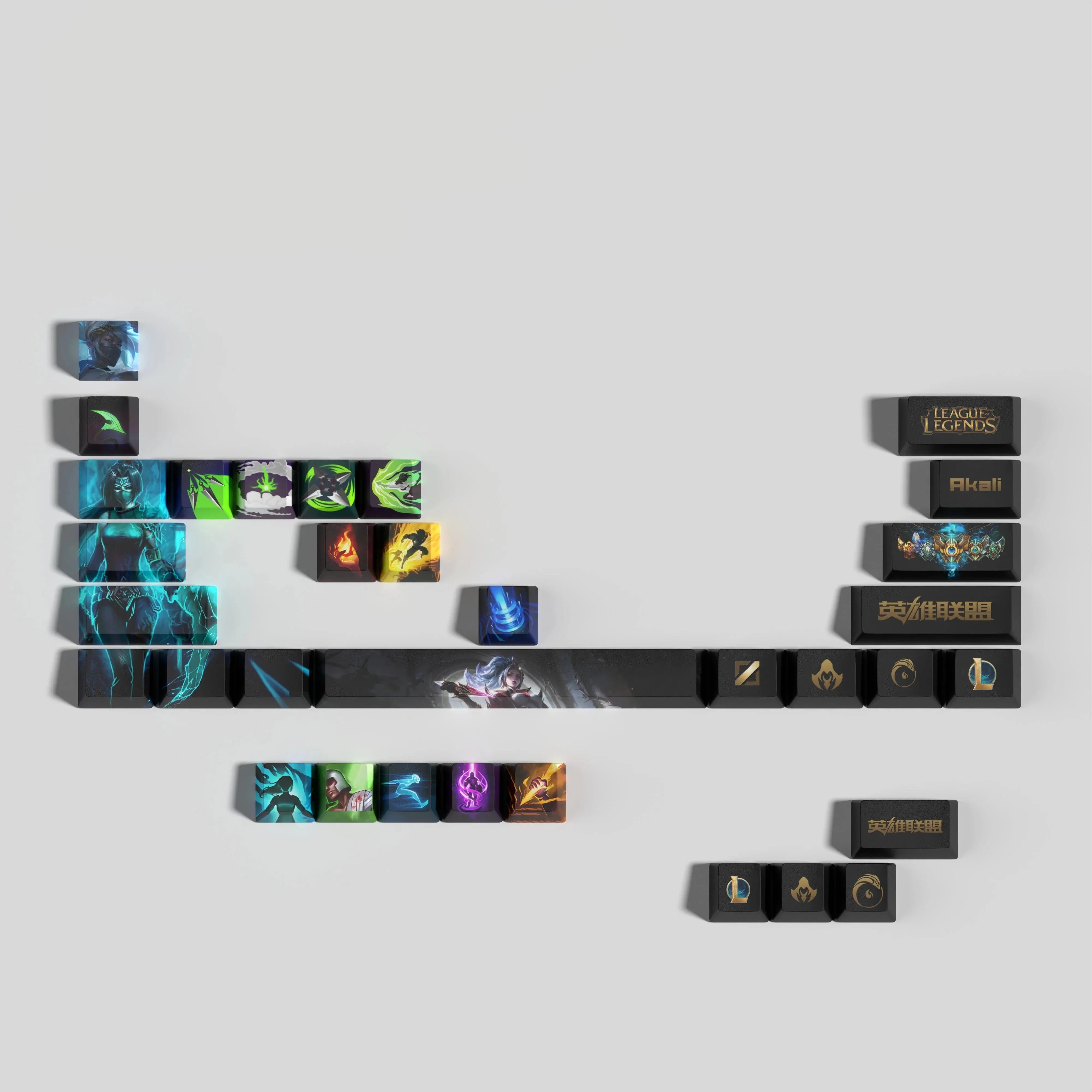 NEW League of Legends Akali Keycaps – 29 Key