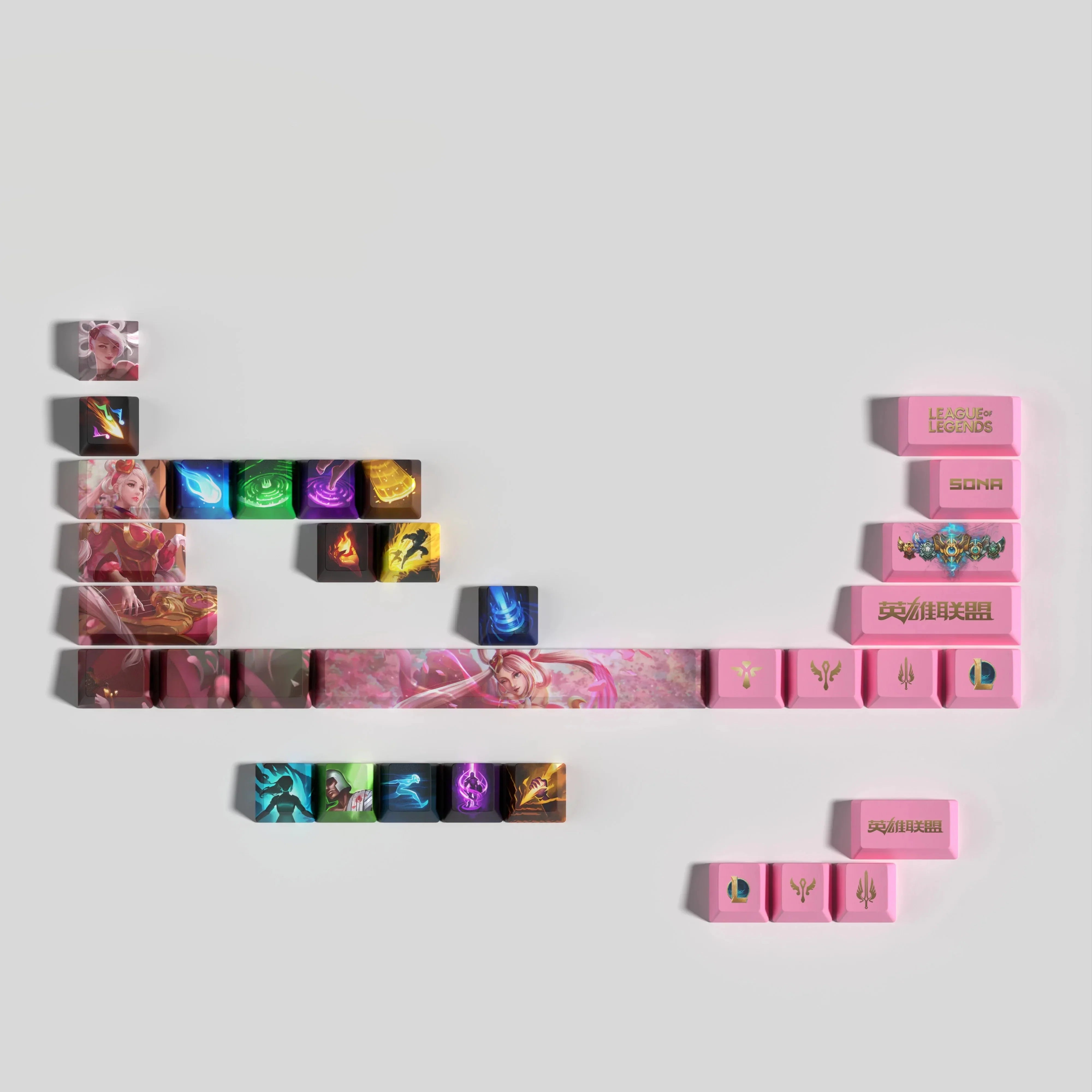 NEW League of Legends Sona Keycaps – 29 Key