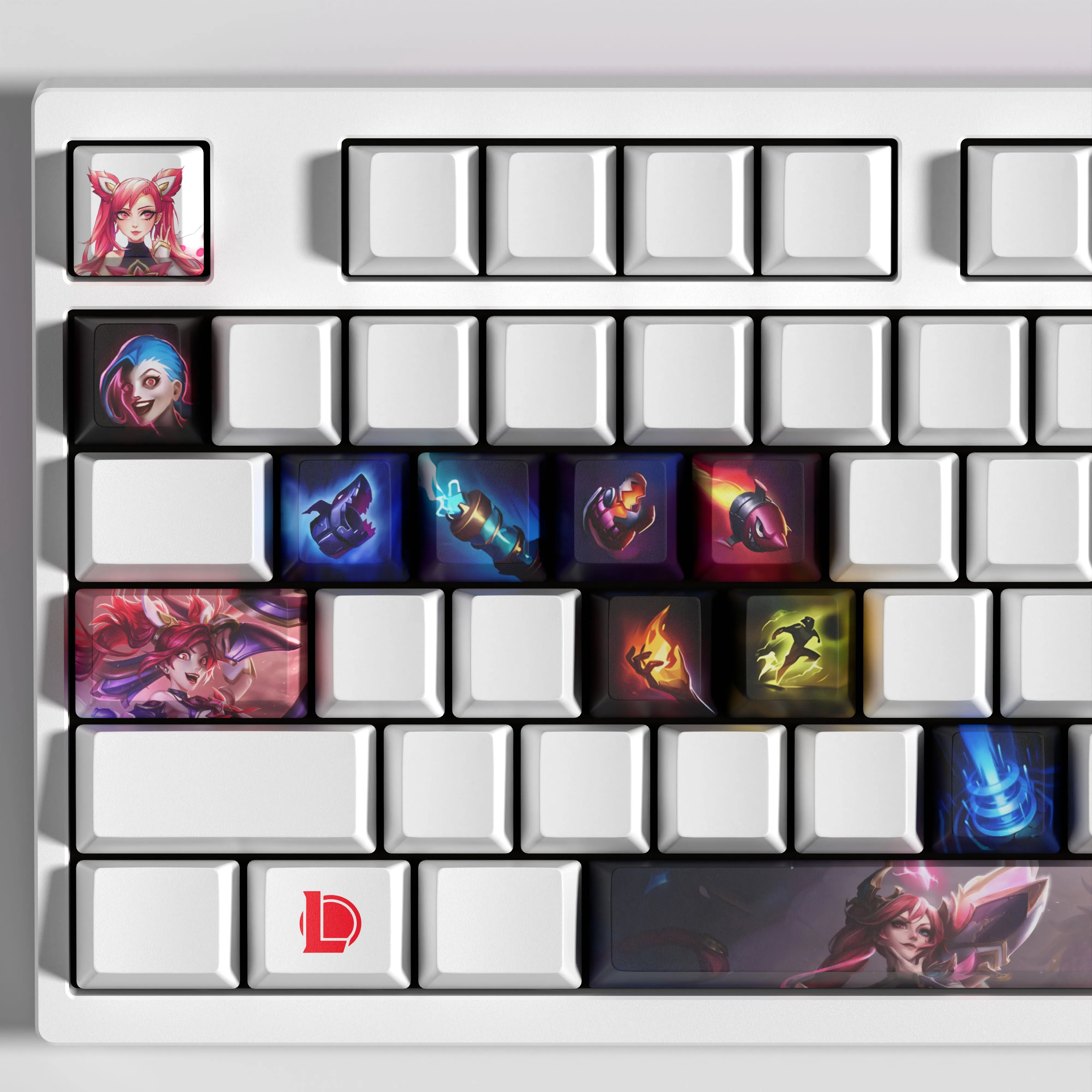 NEW SPECIAL EDITION League of Legends Jinx Keycaps – 14 Key
