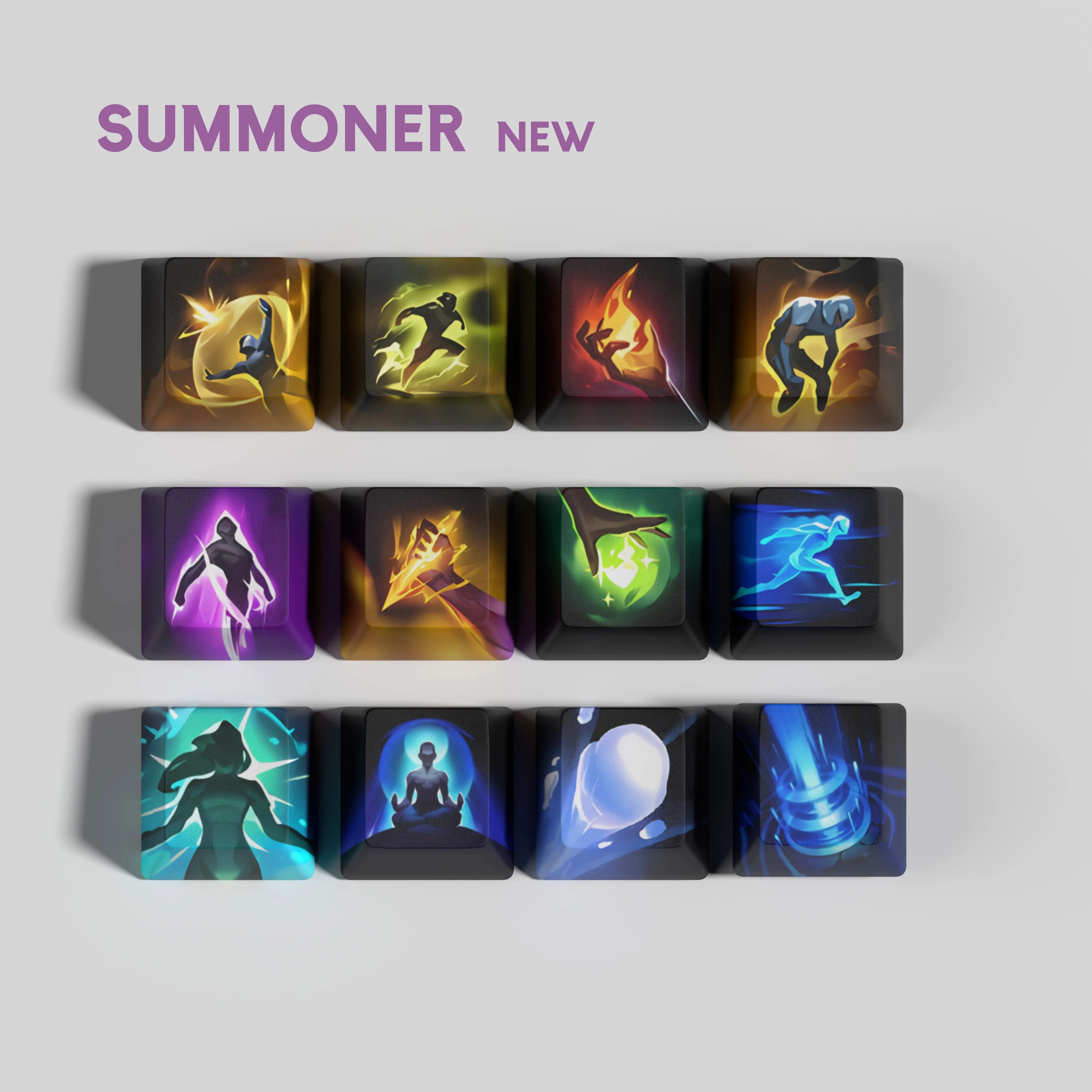 League of Legends Summoner Keycaps – 12 Key